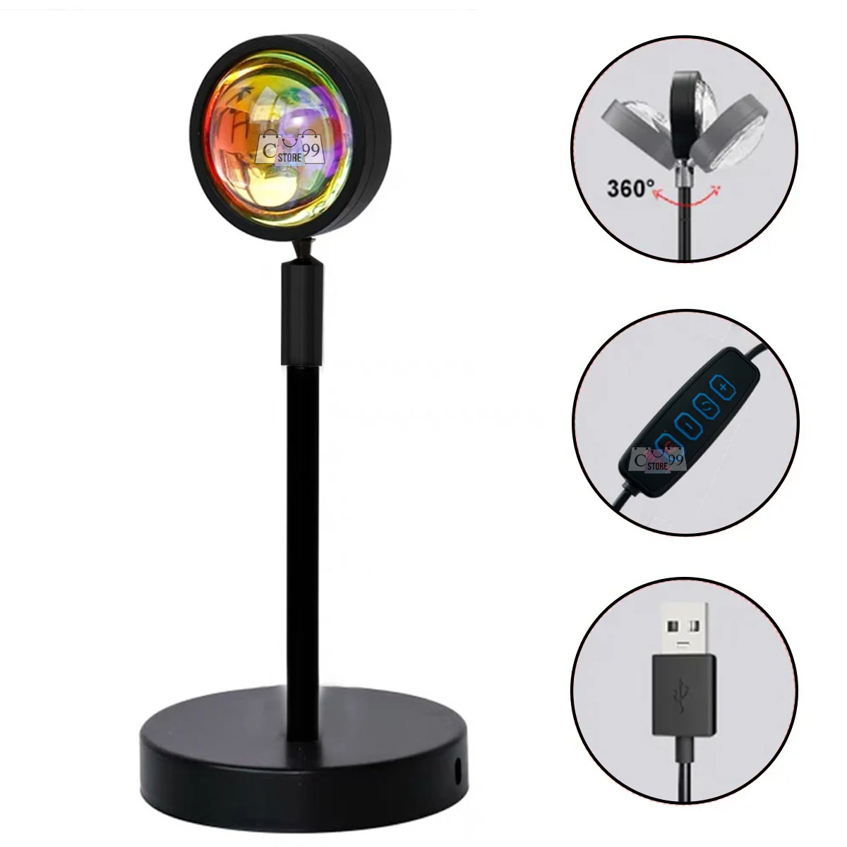 Miniatura 3 de Lampara Proyector De Atardeceres Luz Led